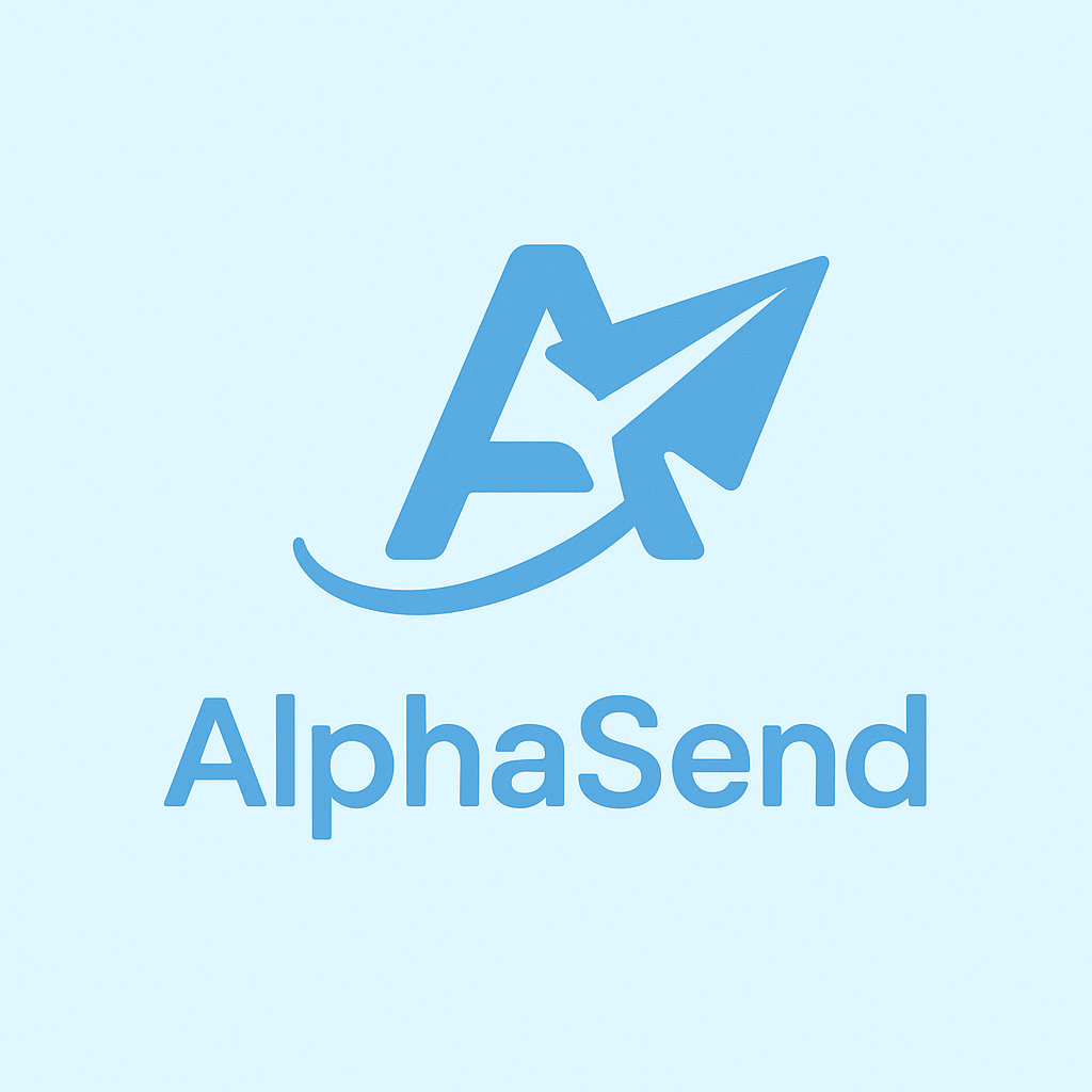 Alpha Send logo
